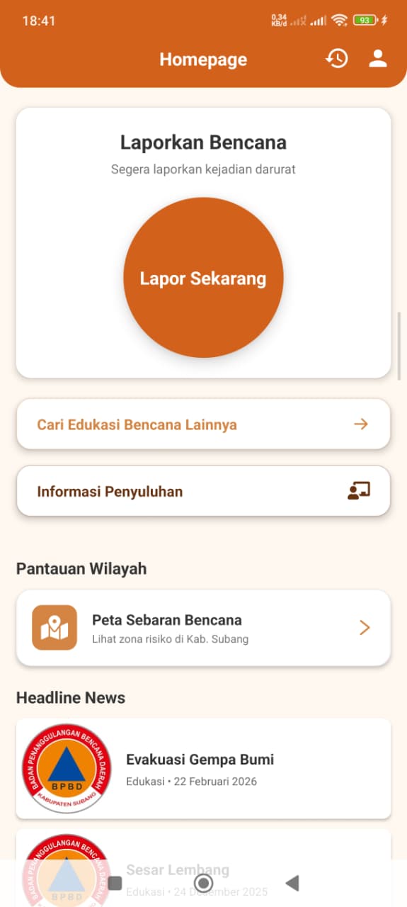 Tampilan Aplikasi SIGANAS MADU